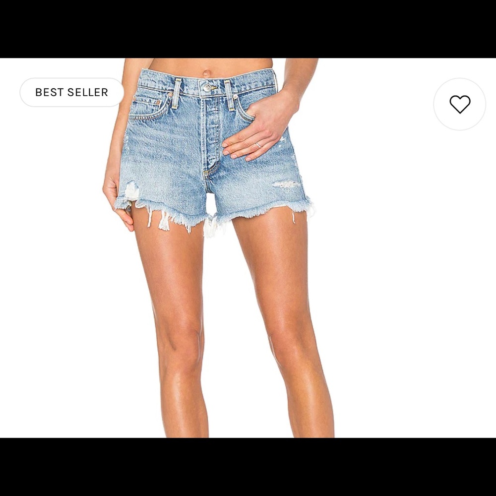 AGOLDE Parker distressed shorts sz 29